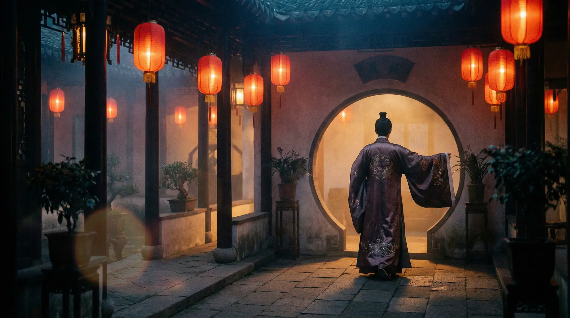 黑料暗网 国产精品频道，传统中式庭院中的光影诗意